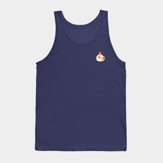 Cute chicken is on the farm Tank Top by Kwangkie